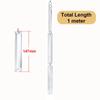 Triangle Chandelier Lamp Prism Clear Acrylic Door Curtain Divider Party Ornament  Hotel Lobby Decor