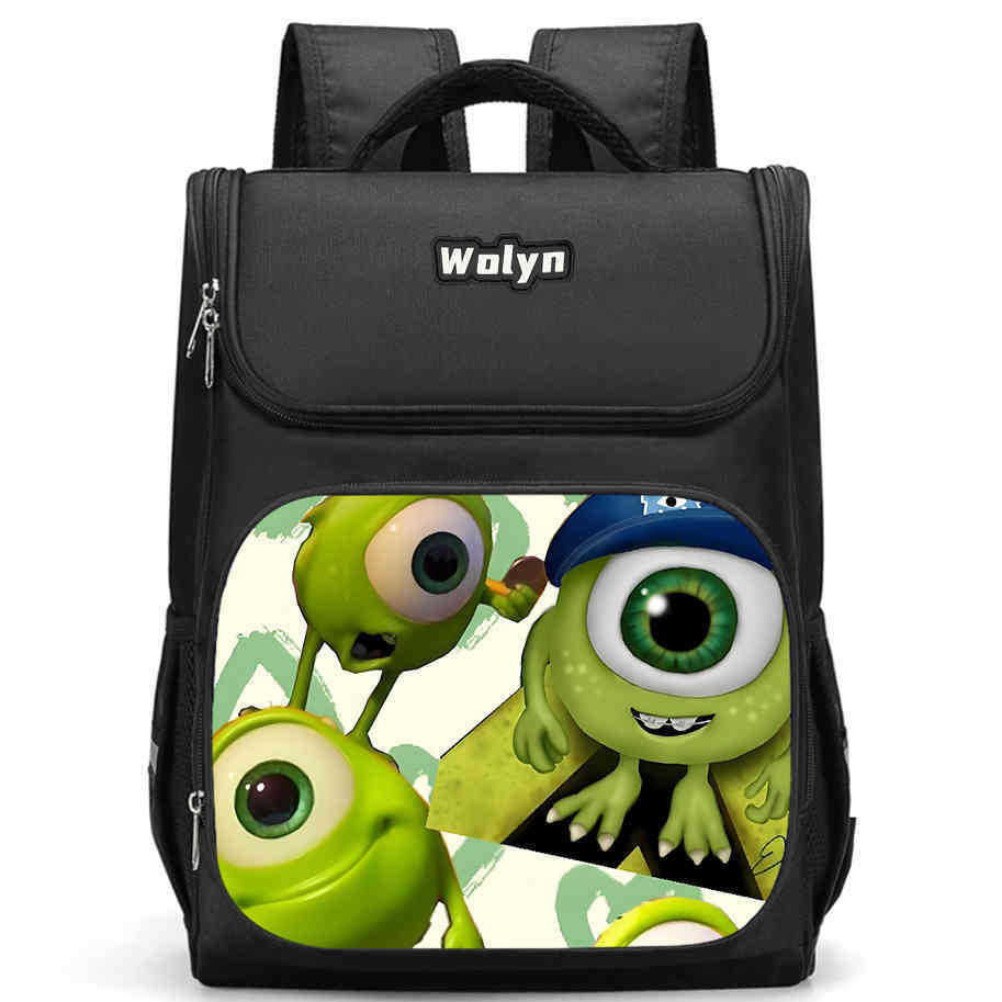 Monsters, Inc High Definition Druck Hoher Wert Anti-Buckel Verschleißfest Schulranzen Computertasche