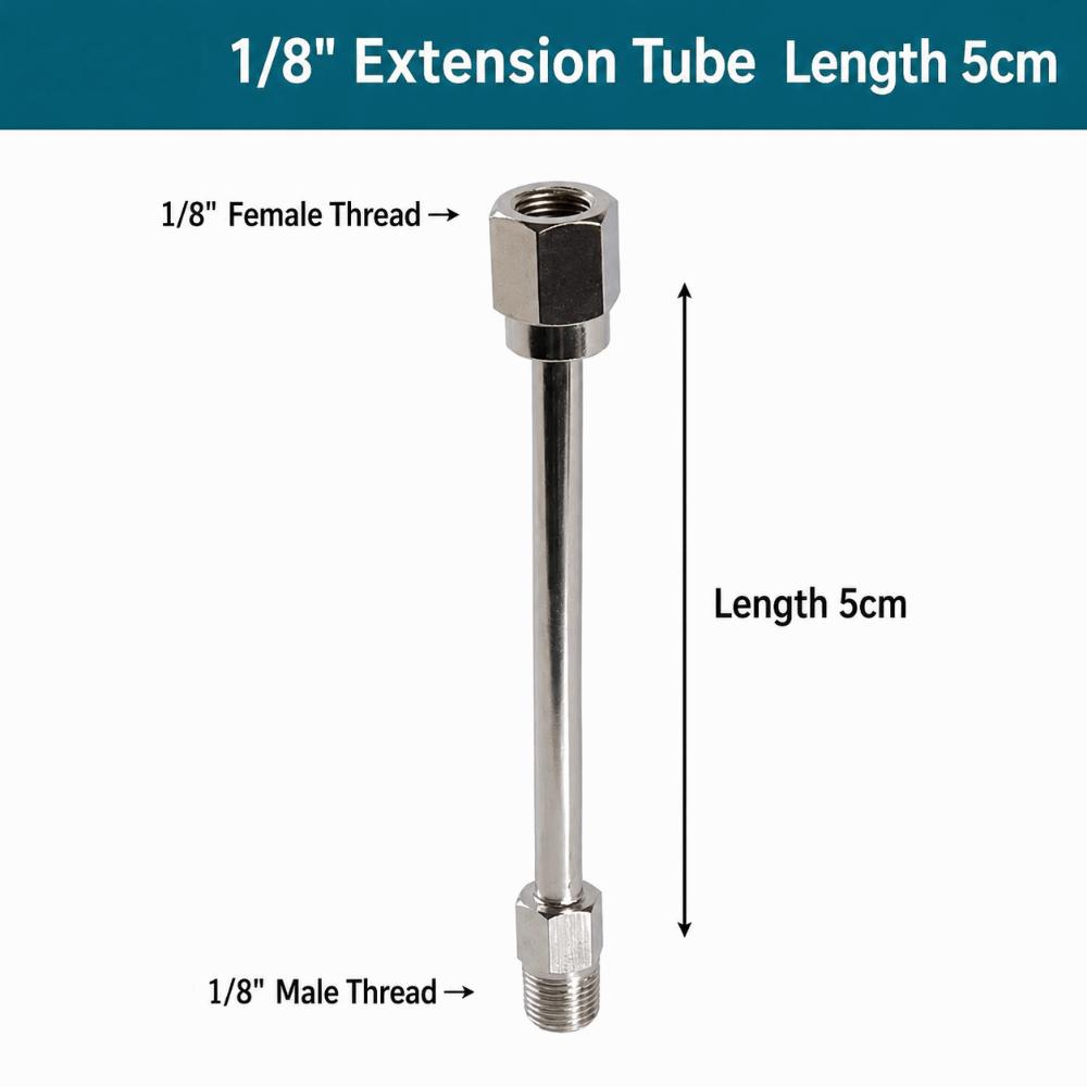 Bendable Brass Mist Rod Copper Mist Nozzle Extension Rod Extended Mist Pole 1/8  5cm