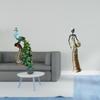 Elegant Peacock And Tribal Lady Animal Sculpture Collection for Bedroom Office Living Room Bookshelf