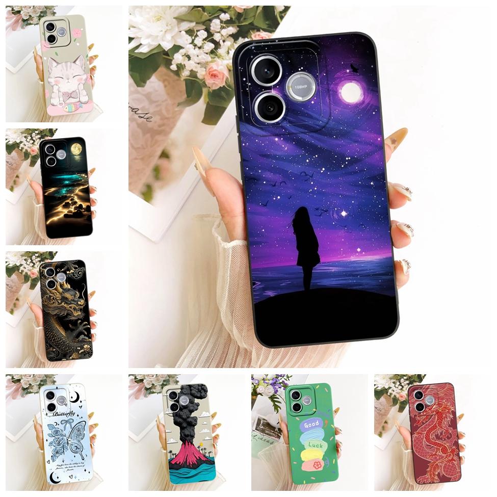 For Honor 600 Lite Case Cover Cute Kawaii Luxury Fashion Flowers Painted Silicone Casing For Honor 600Lite LNA-NX1