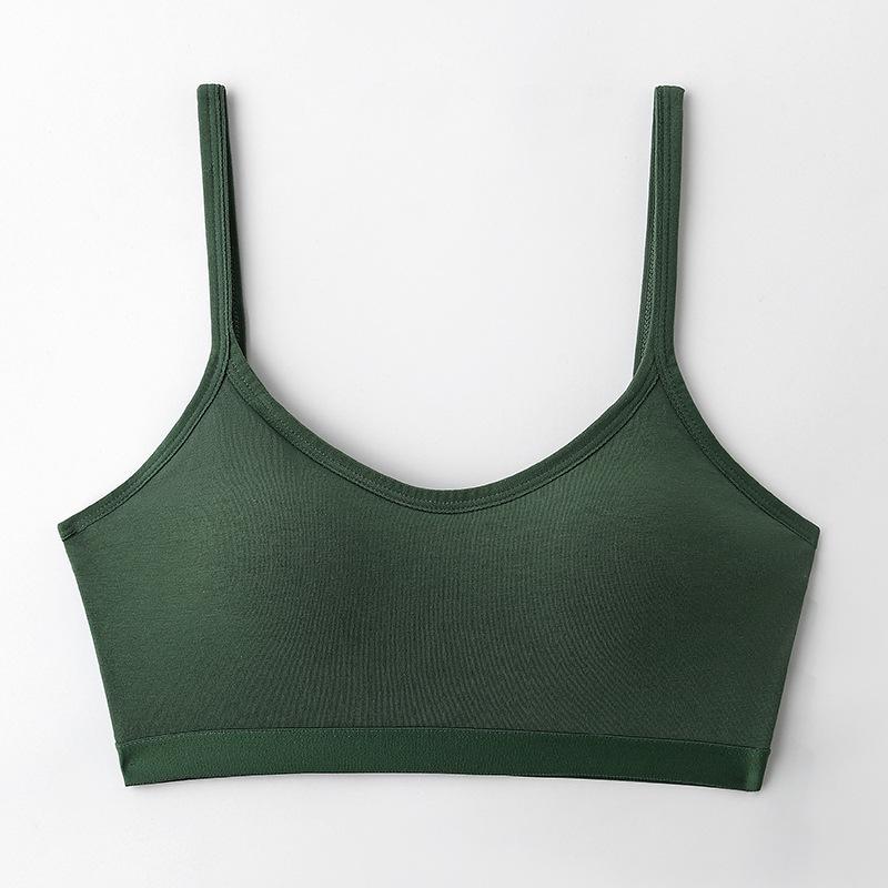 

Женский однотонный спортивный бюстгальтер из хлопка - удобный, дышащий, сексуальный слинг с красивым дизайном спины L (100-120 jin)