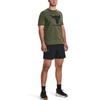 Under Armour Project Rock Logo Print Training T-Shirt Men Tops Green 1380520-390
