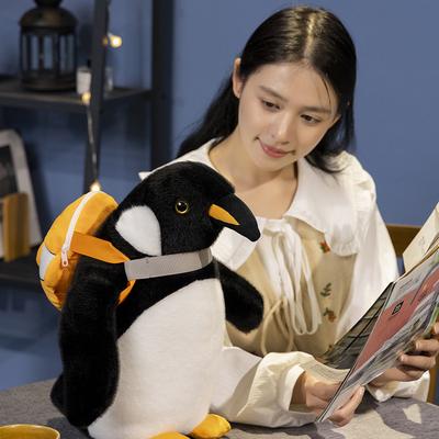 Cute Truant Penguin Plush Toy Backpack Penguin Doll Claw Machine Doll Event Gift Gift
