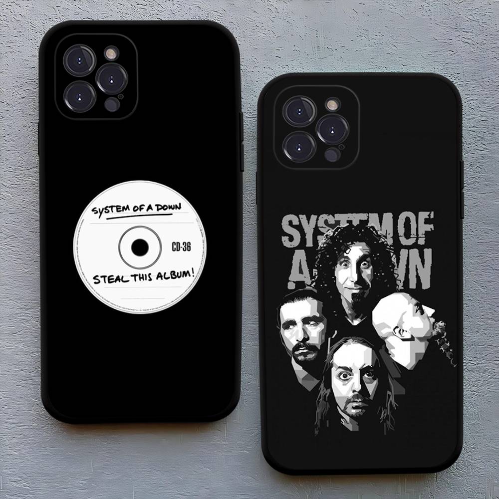 Band S-System of a D-Down Phone Case Black Soft Silicone TPU Phone Case For IPhone 11 12 13 14 15 16 17 Pro Plus Mini Max