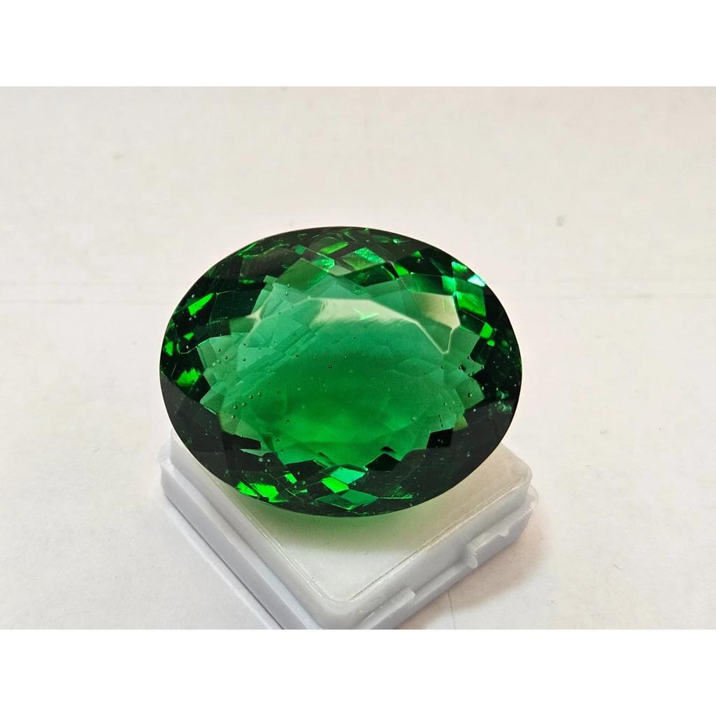 Certified Emerald Green Color Colombian Oval Cut 80 Ct Fabulous Loose Gemstone