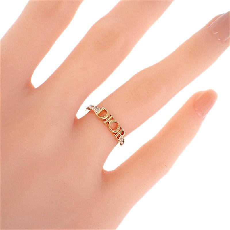 Dior  R2700WOMCY_D12P #10.5(JP Size) ring pink/gold metal/crystal Women