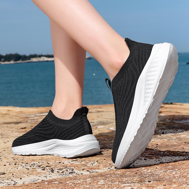 Fashion Lightweight Summer Women Sneakers Breathable Outdoor Sports Men Running Shoes Comfortable Socks Athletic Shoes Big Size 48