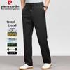 Pierre Cardin Men's Linen Modal Anti-Wrinkle Straight Leg Casual Pants
