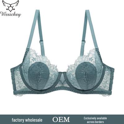European & American Style Sexy Lace Bra - Sheer, Slimming, Plus Size