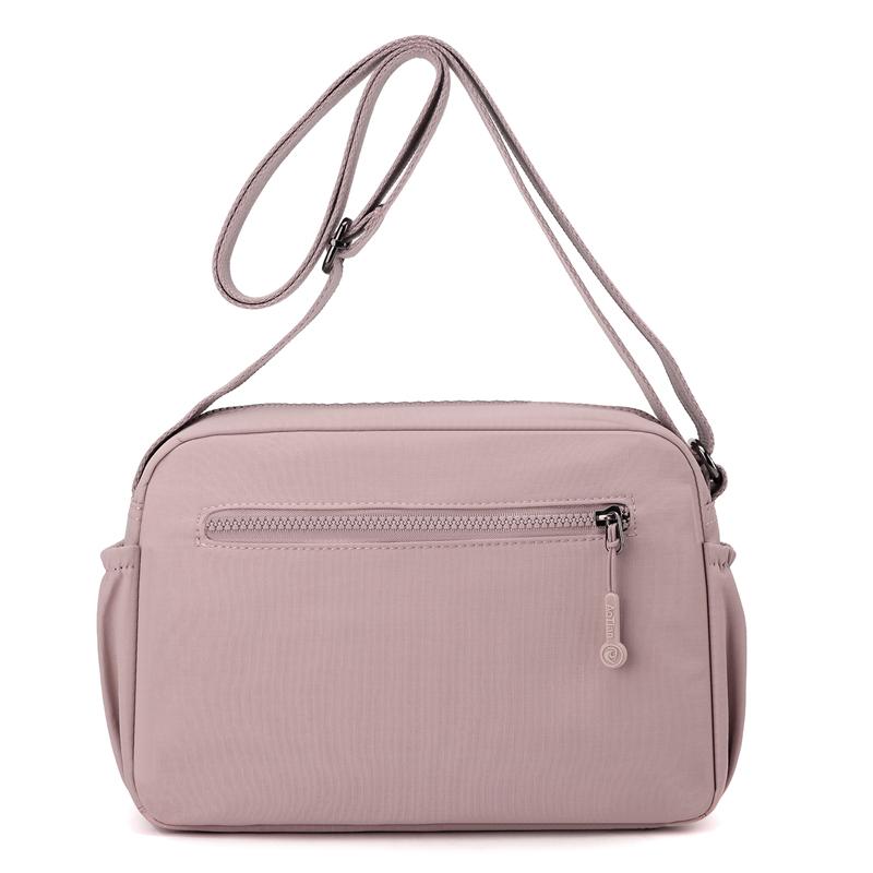 Women's Multi-Layer Shoulder Bag Solid Color Crossbody Bag Mother Bag
