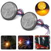 X-STYLE Reflector, Motorcycle, LED Reflector, Yellow, 12 V, For Cars, 24 Row Side Marker