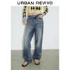 UR Women's Retro Washed Denim Jeans