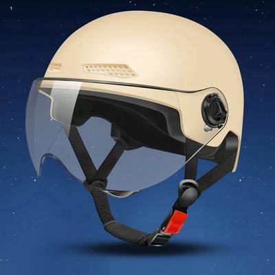 Electric Bike Helmet Lightweight Bicycle Helmet Adjustable Riding Safety Helmet Breathable Cycling Accessories for Summer