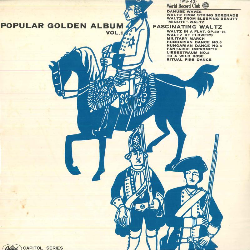 

LP Record VARIOUS - Popular Golden Album Vol.1 WS43 WORLD RECORD CL Japan Classical Used