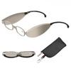 Anti Blue Light Folding Reading Glasses Women Men Alloy Blue Light Blocking Prescription Glasses with Cases +1.0 To +4.0