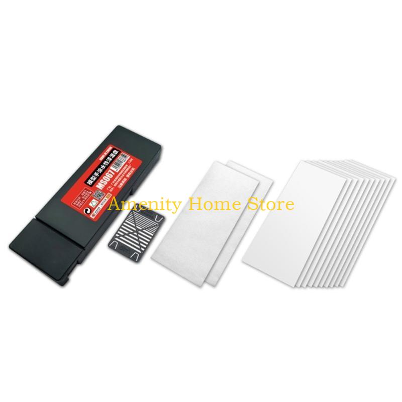 F26C Portable Moisture Retention Palettes Model Coloring Wet Tray For Water Base Paints For Artists And DIY Enthusiasts