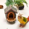 Hanging Bird Feeder House Open Design Birdhouse Small Decorative Wild Bird Feeders For Hummingbird Squirrel Viewing Feeding