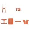 Ideal L8 Original Car Leather Interior Accessories: Central Control Panel, Armrest Box Cover – Same Color Modification.