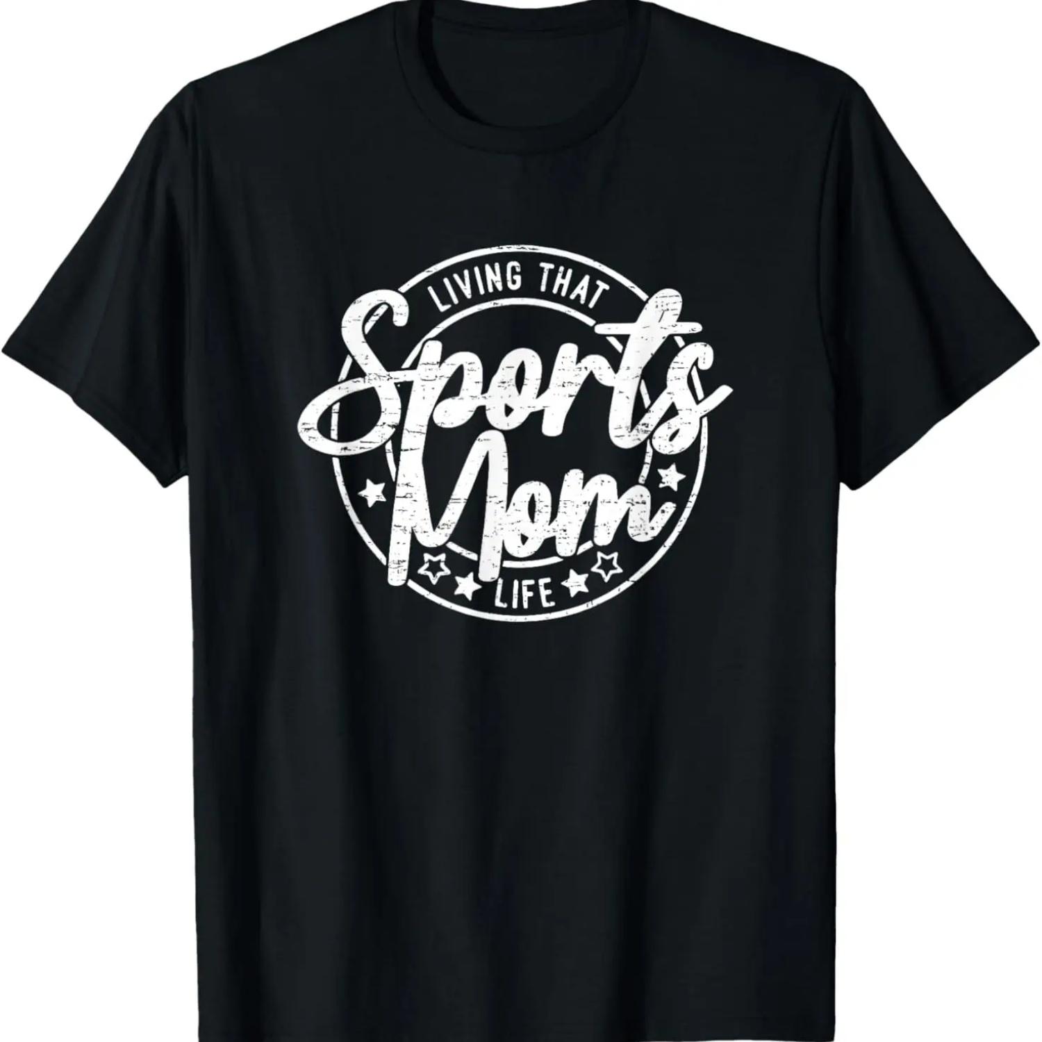 Живу жизнью спортивной мамы Футболка ко Дню матери Спортивная мама Смешная футболка S