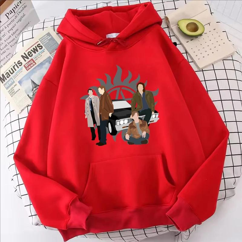 Autumn Winter Men Casual Fashion Streetwear Long Sleeve Fleece Pullover Sweatshirts Women Funny O-Neck Print Tops Hoodie