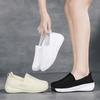 New Spring and Autumn Flying Weaving Large Size Foot Set Low Top Shallow Mouth Leisure Sports One Pedal Single Shoes