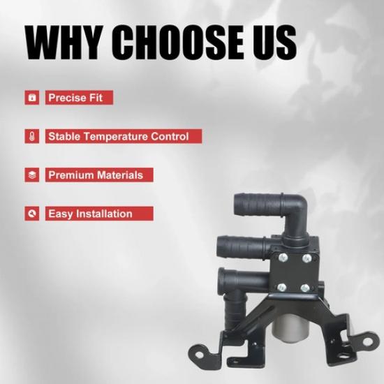 2 Pin HAVC Heater Control Valve for Ford F-150 18- Taurus 13-17 JL3Z-18495-C