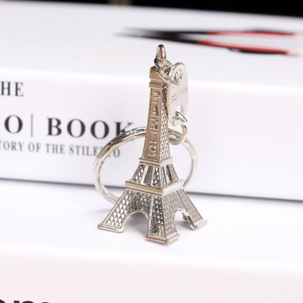 Vintage Eiffel Tower Bag Pendant Fashion Paris Keyring Creative France Tower Keychain Bag Hanging