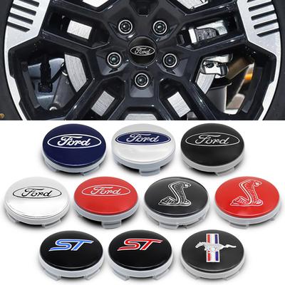 54mm 4pcs Car Wheel Center Hub Metal Emblem Cap Cover for Focus 2 Mk3 F150 Mondeo C-Max Fusion Ranger Escort Explorer Kuga