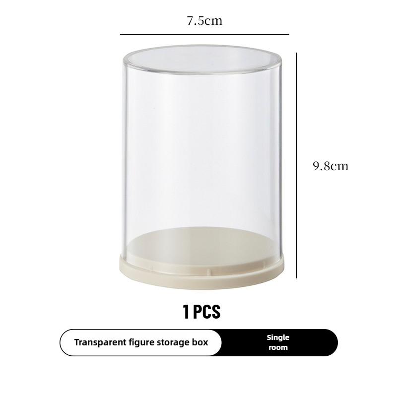 

1/2/3PCS Acrylic Display Case Clear Dustproof Organizer Box for Collectibles Desktop Organizer Transparent Storage for Figures