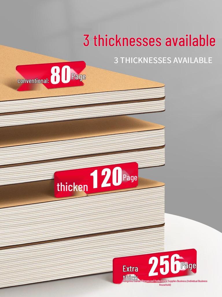 Kraft Paper Notebook: Thick B5 for Students of All Levels