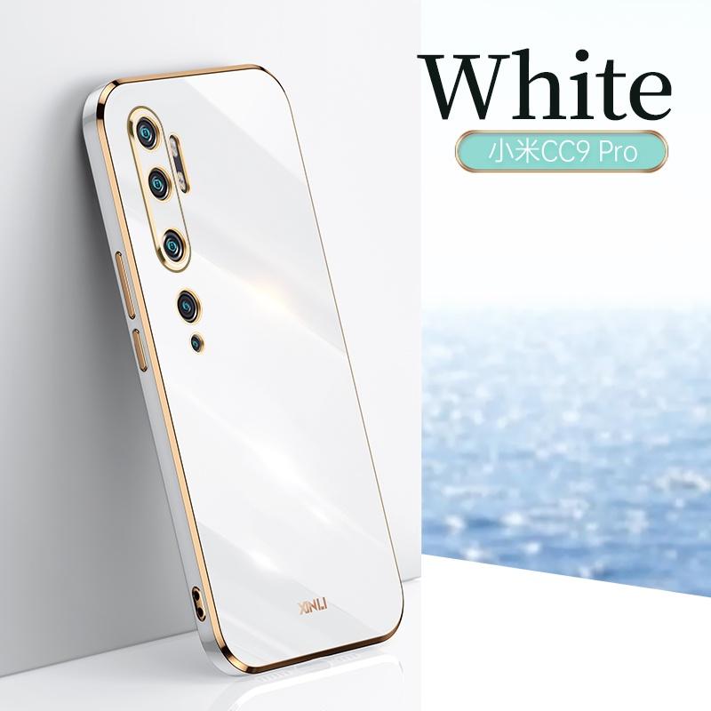 

Чехол для Xiaomi Mi Note 10, защитный гальванический противоударный чехол, чехол для Xiaomi Mi Note10 Pro, силиконовый чехол из ТПУ, мягкая задняя крышка Xiaomi Mi Note 10 белый