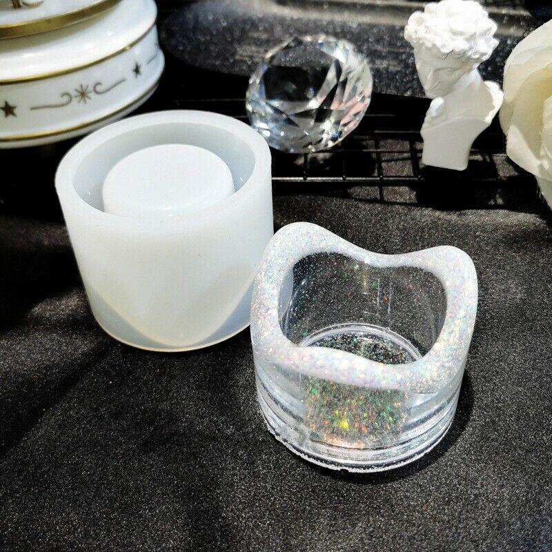 Buy PDTO DIY Silicone Tea Light Candle Holder Mold Resin Making Casting