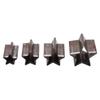 4 PCS with Storage Box Star Shape Leather Cutting Dies Set  for DIY Handicrafts, Leather Bags, Belts