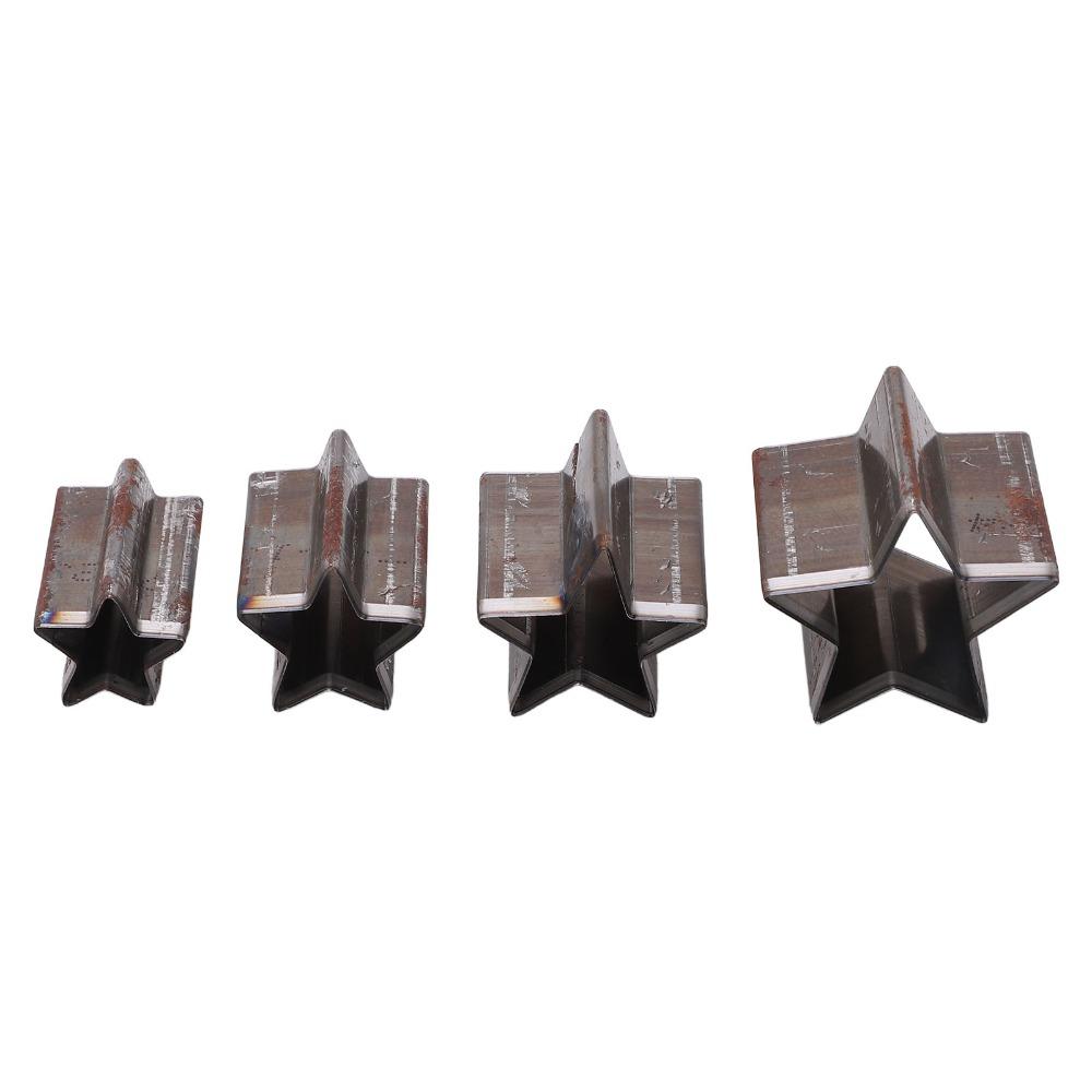 4 PCS with Storage Box Star Shape Leather Cutting Dies Set for DIY Handicrafts, Leather Bags, Belts