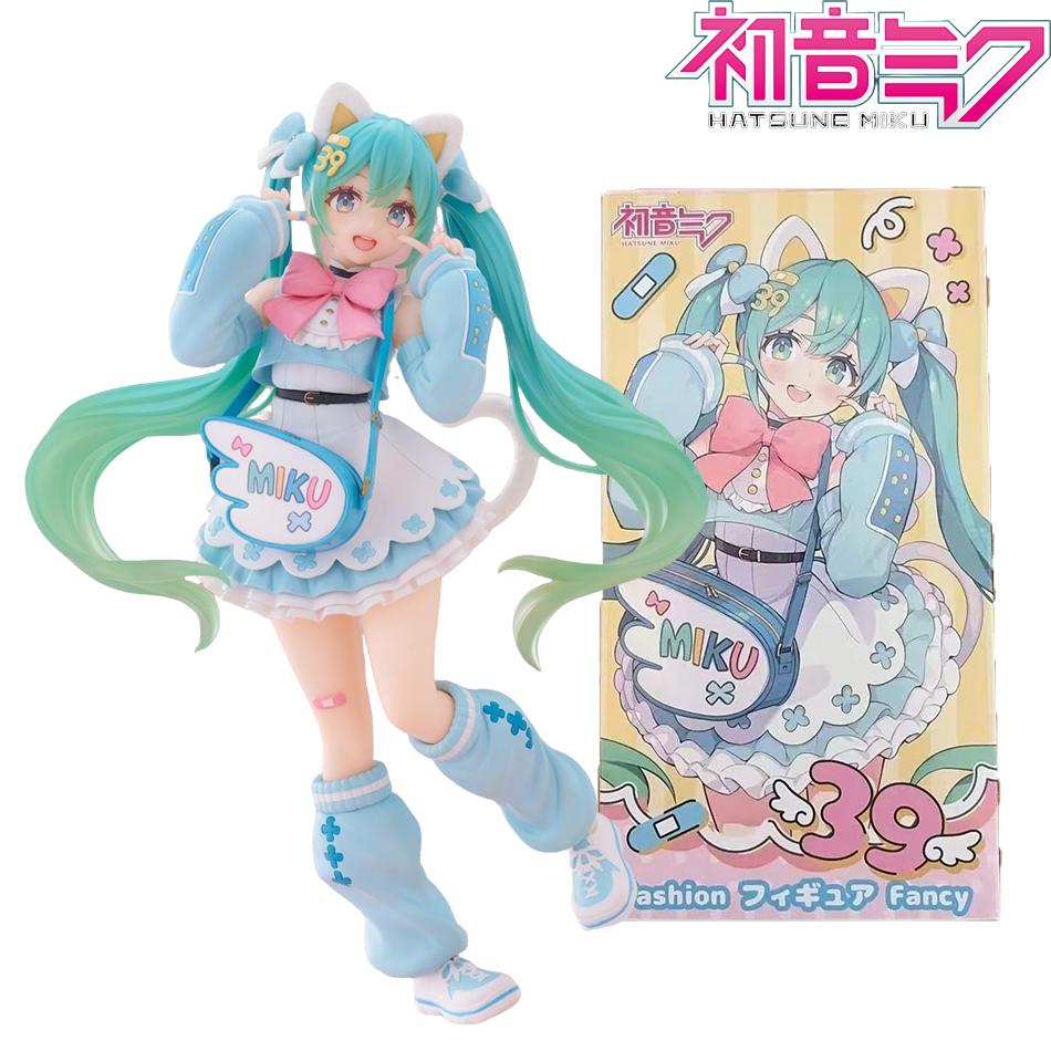 Anime Hatsune Miku Fashion Fancy Figures Car Ornaments PVC Model Toy Birthday Gifts In Stock