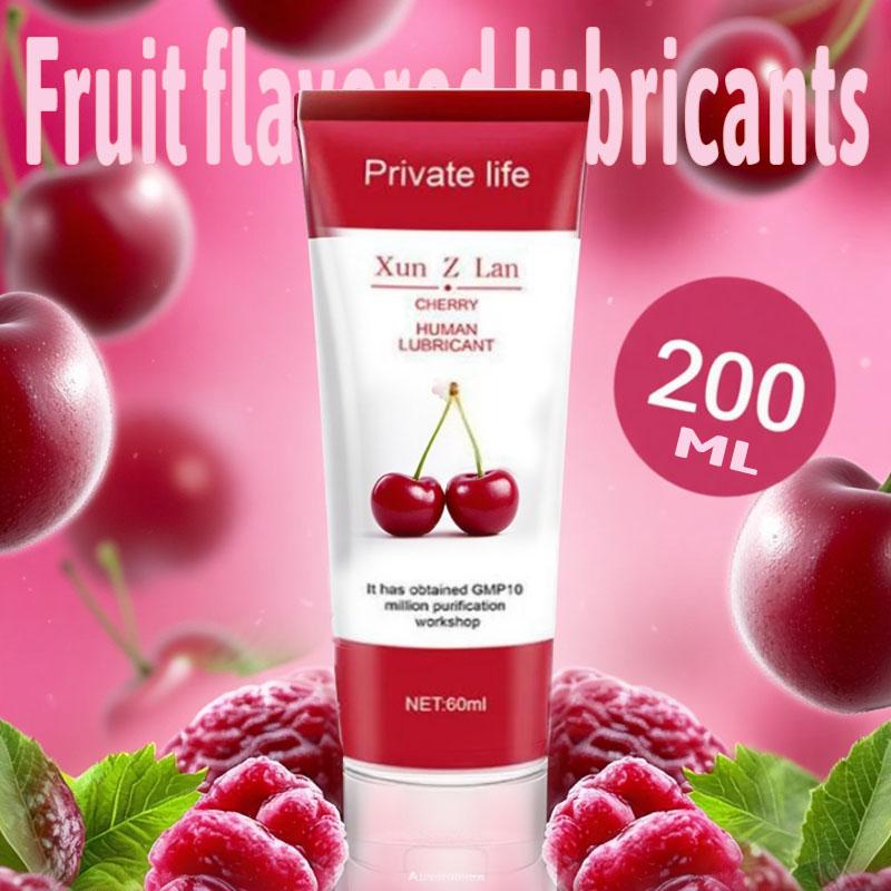 5 Fruit-Flavored Personal Lubricant (Strawberry, Cherry, Banana, Peach, Grape)Water-Based, Hypoallergenic, Safe for Sensitive Skin | Intimate Wellness