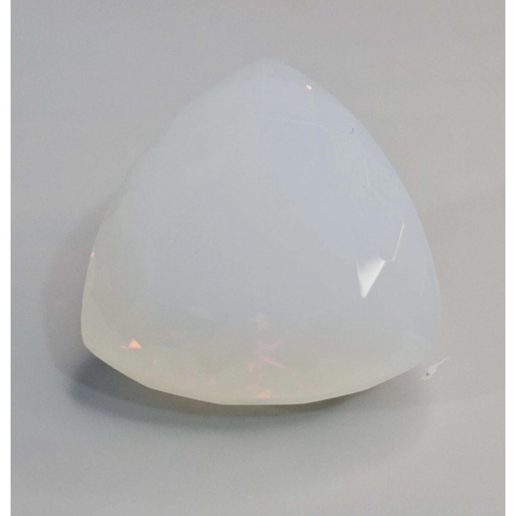 Natural Welo Opal White Trillion Cut 66-68 Ct Beautiful Certified Gemstone