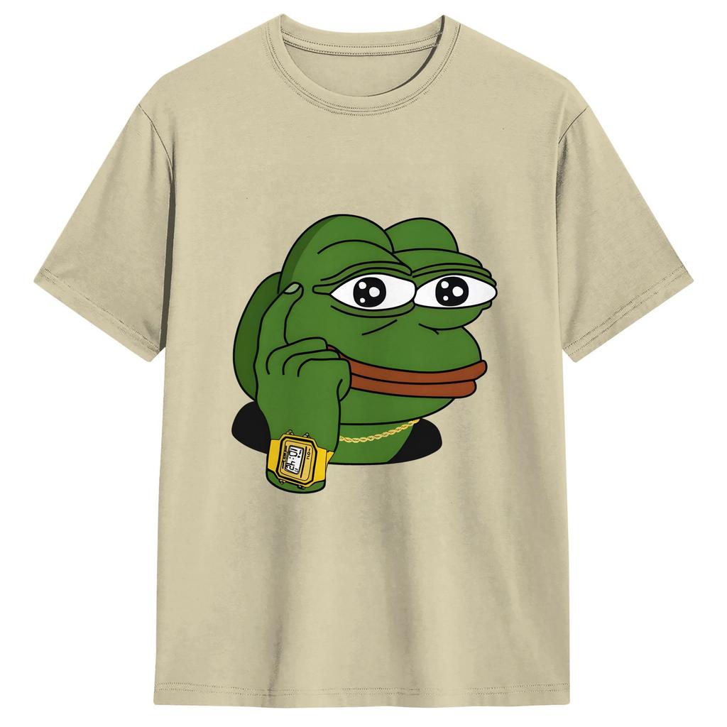 Pepe The Frog Tshirt For Unisex Awesome 100 Cotton Tee Shirt O Neck Short Sleeve T Shirts Summer Clothing