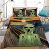 Shout UFO Alien Duvet Cover Set Soft Wash Bed 2/3 Piece Summer Comfortable Student Dormitory Home Baby Bedding Best seller