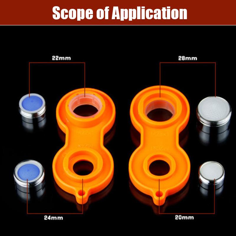 Ключ для аератора змішувача Аератор виливу води Універсальний ключ Насадка змішувача Фільтр Інструмент для ремонту Замінний Інструмент для розбирання Гайковий ключ
