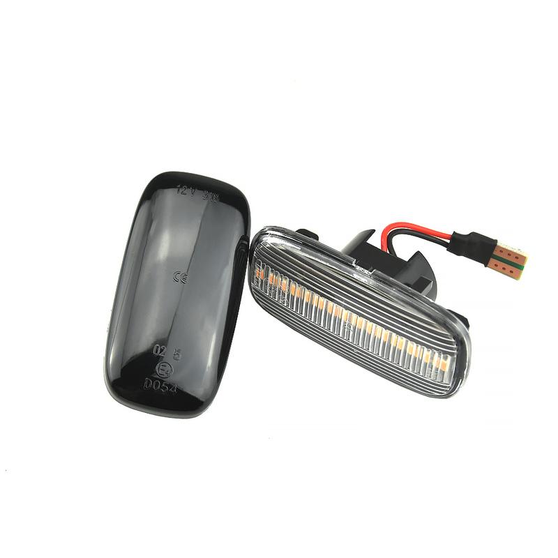 2pieces Led Dynamic Side Marker Turn Signal Light For Nissan AE50 Ambulance AWC34 STAGEA FGY33 CIMA P11 P11E R11 Presea