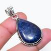 Natural Sodalite Gemstone Handmade 925 Sterling Silver Pendant 1.69" AP-14859