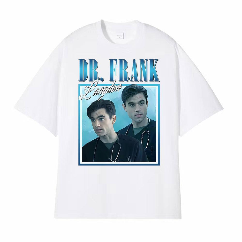 Funny Dr Frank Langdon Retro Rock Style Graphic Tshirt Men Women Clothing Fashion T Shirt Cotton Casual Short Sleeves T Shirts