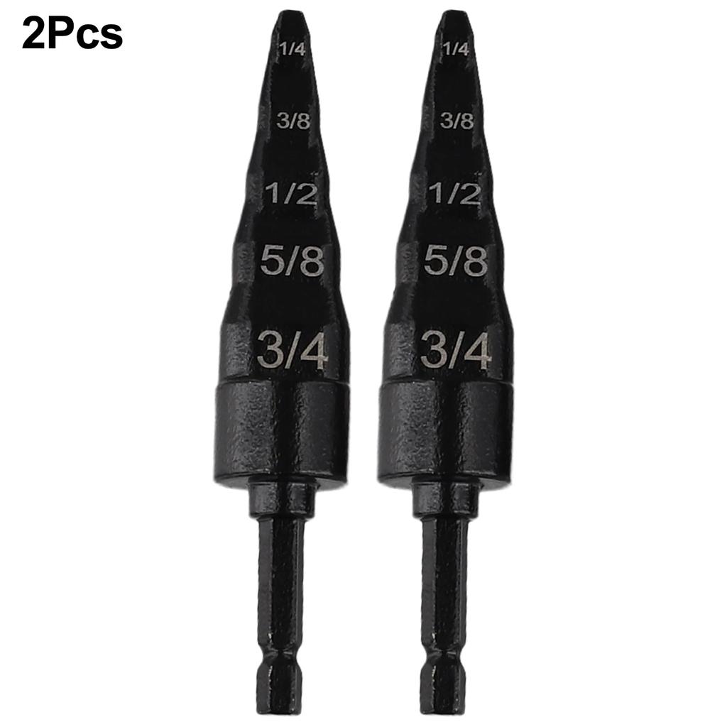 Copper Pipe Repairs 1 4'' Copper Tube Expander Carbon Steel Pipe Expander Extractor Flaring Tool Drill Bit Sizes