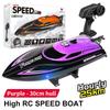 HJ812 High-Speed Remote Control Racing Boat - 2.4G Electric Water Toy, 25 Km/h.