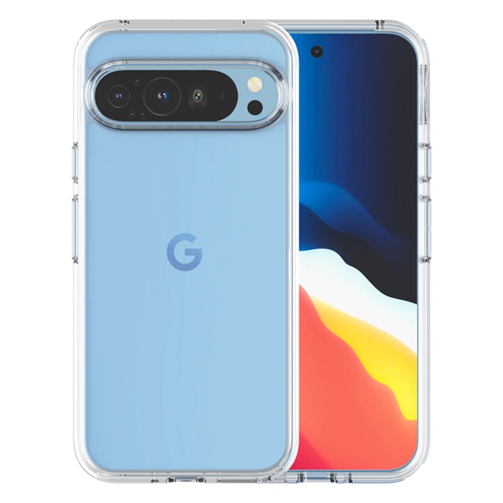 For Google Pixel 9 Pro Case PC + TPU Shockproof Clear Phone Cover