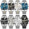 OLEVS Men Watch Fashionable Original Moon Phase Quartz Watch Waterproof Luminous Automatic Date Stainless Watch Gifts