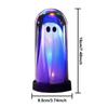 Halloween Ghost Gothic-Style Table Decor Ghost With LED Light Creepy Home Accents Eerie Halloween Decoration For Indoor Outdoor
