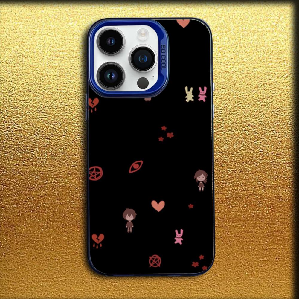 The Coffin of Andy and Leyley Phone Case For iPhone 16,15,14,13,12,11,Mini,Pro,MAX Blue Matte Silicone Cover iPhone15